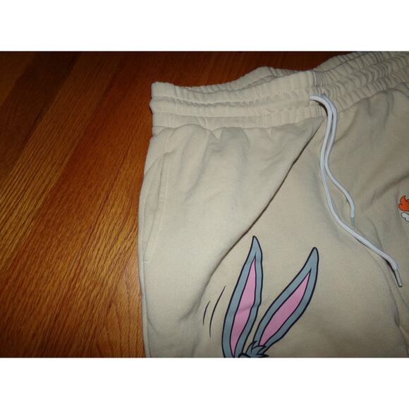 RARE Warner Bros 100th Anniversary Bugs Bunny Tweety Bird Flinstones sweats L - Picture 4 of 6